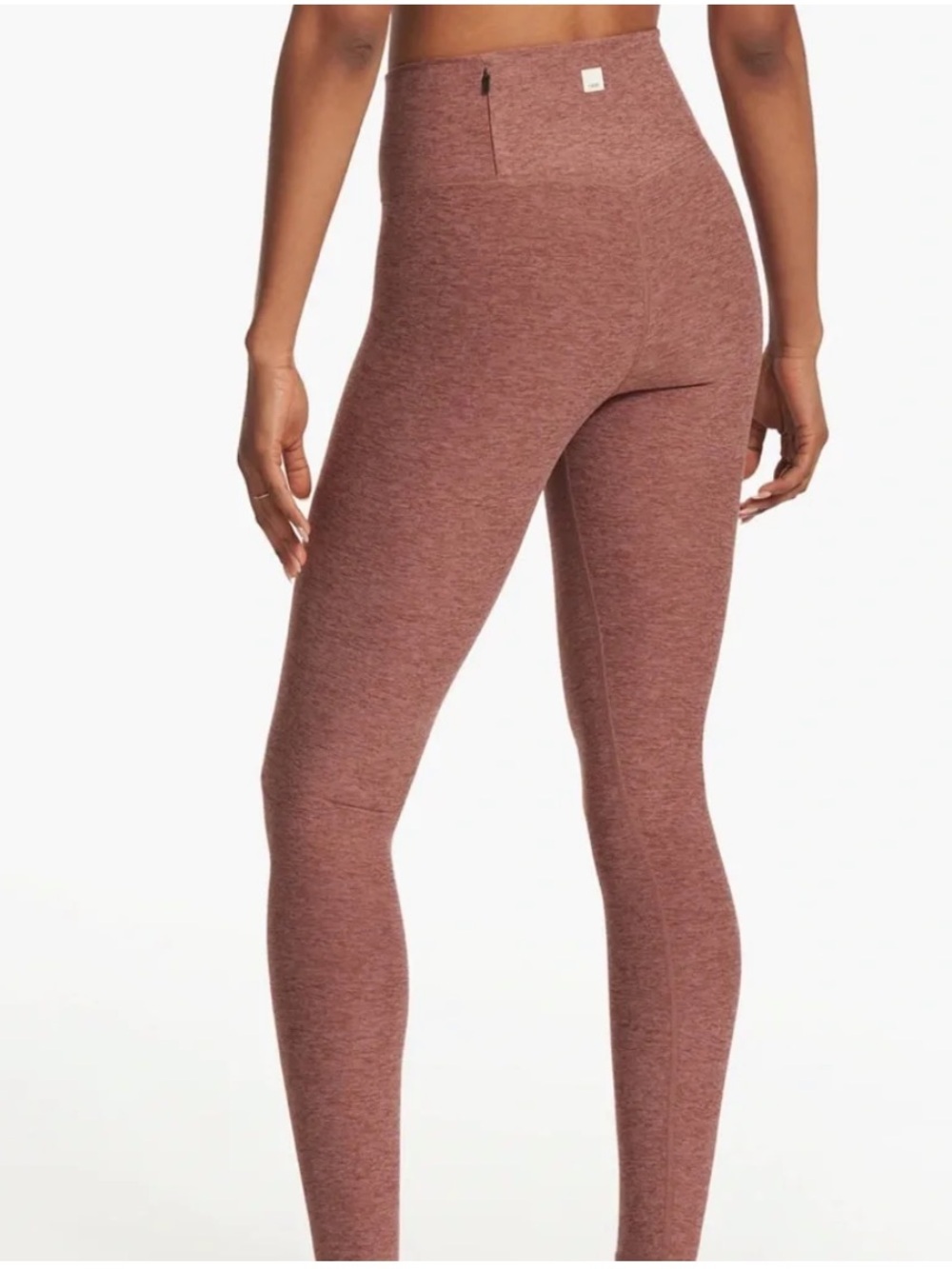 Vuori Clean Elevation Legging Hazelnut Heather Pink Activewear Women’s Small - Picture 13 of 13